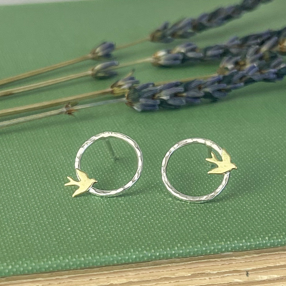 Fly Away Stud Earrings