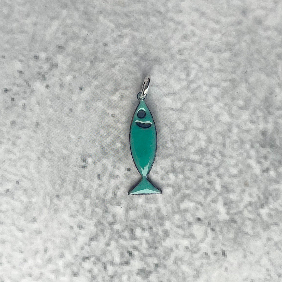 Sea Green Fish Charm