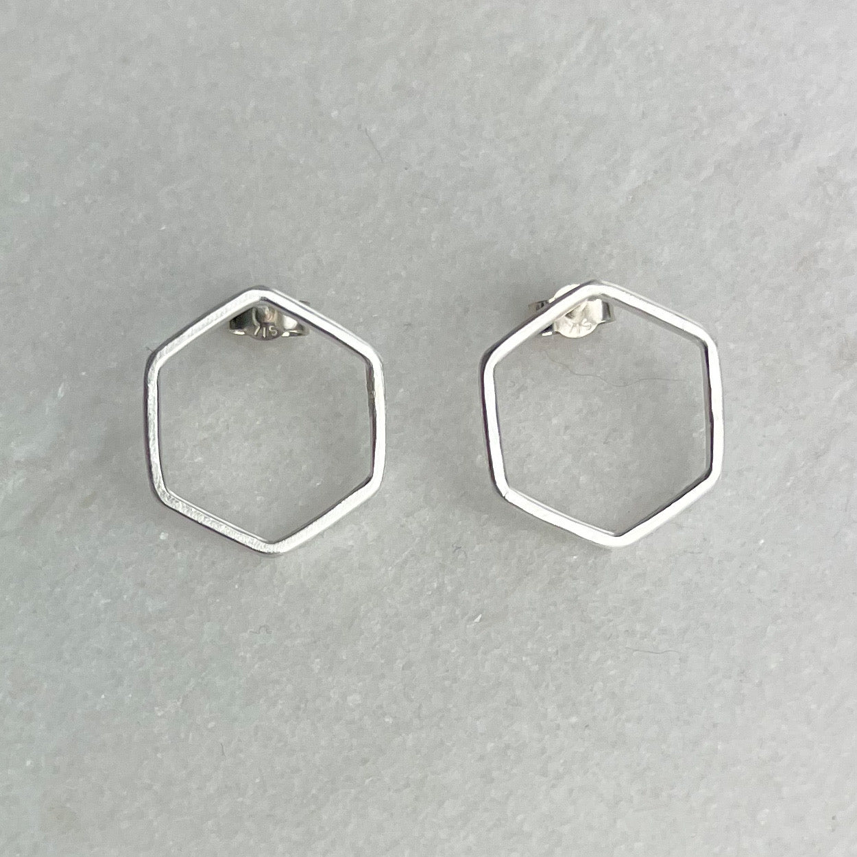 Honeycomb Stud Earrings