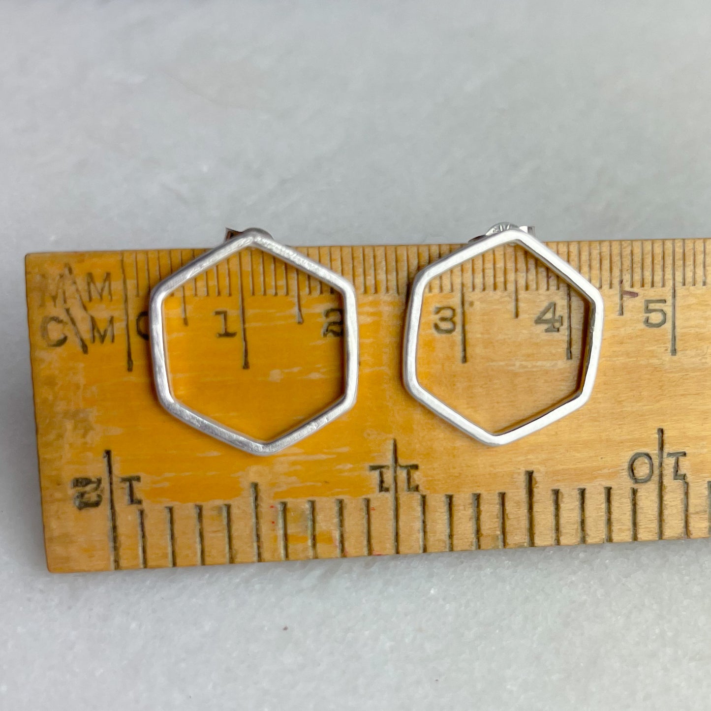 Honeycomb Stud Earrings