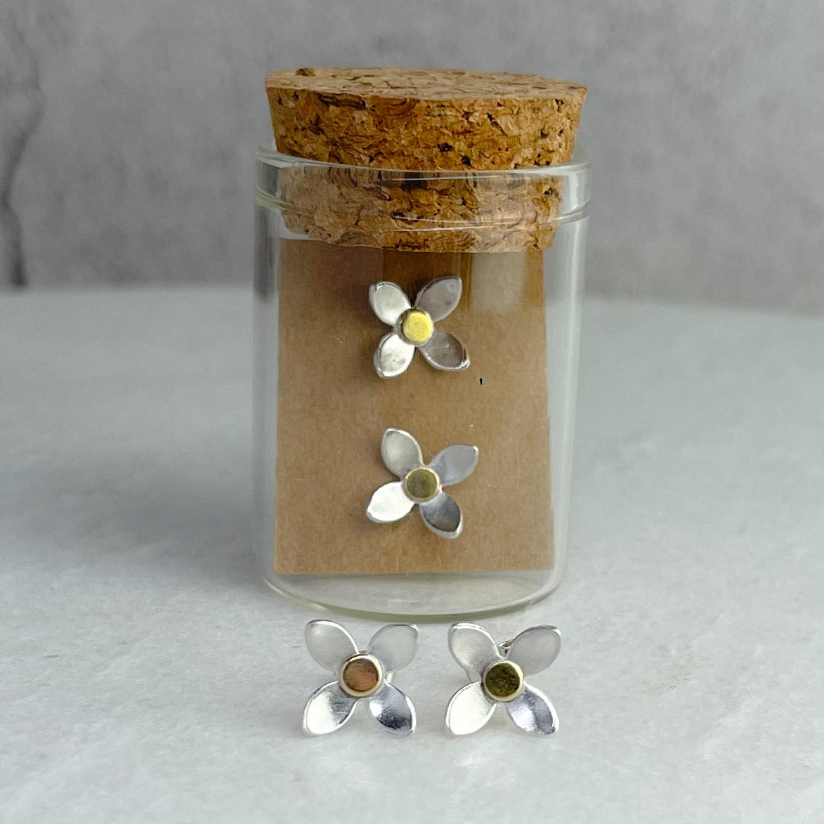 Dainty Flower Stud Earrings