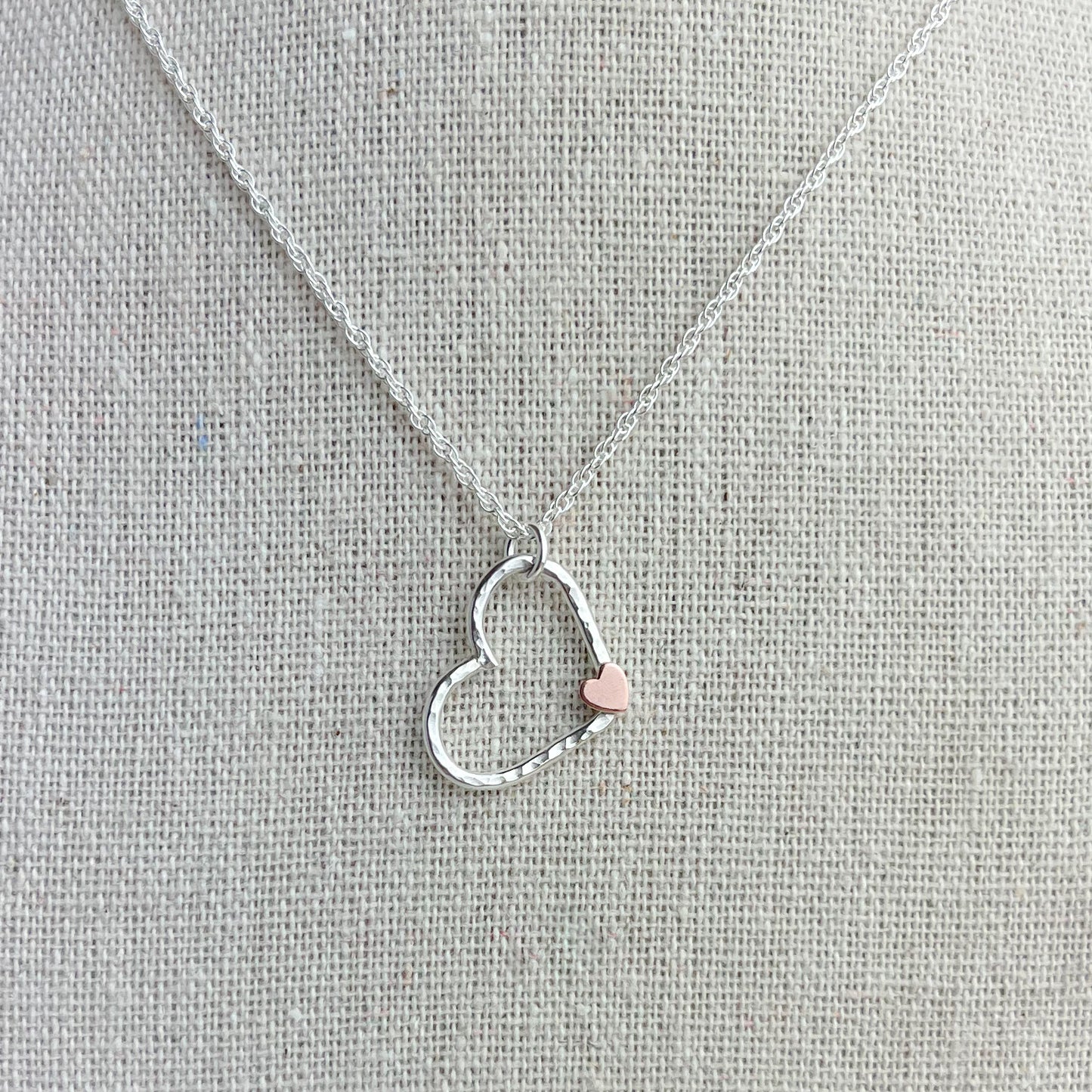Heart Hoop Necklace
