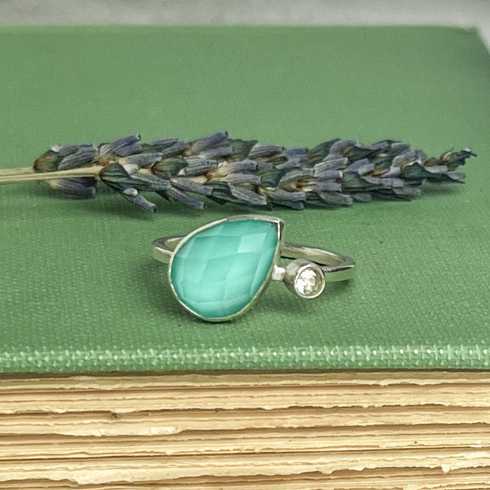 Turquoise Teardrop Ring