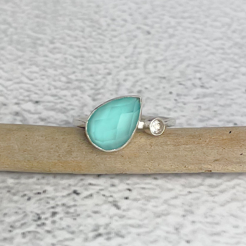 Turquoise Teardrop Ring