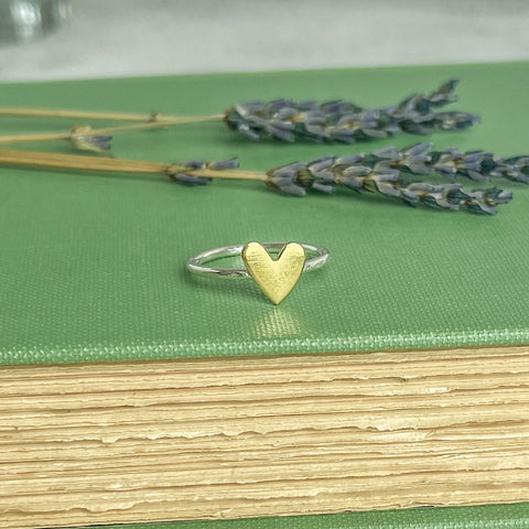 Brass Heart Ring