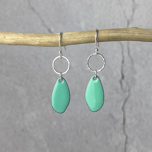 Sea Foam Pebble Earrings