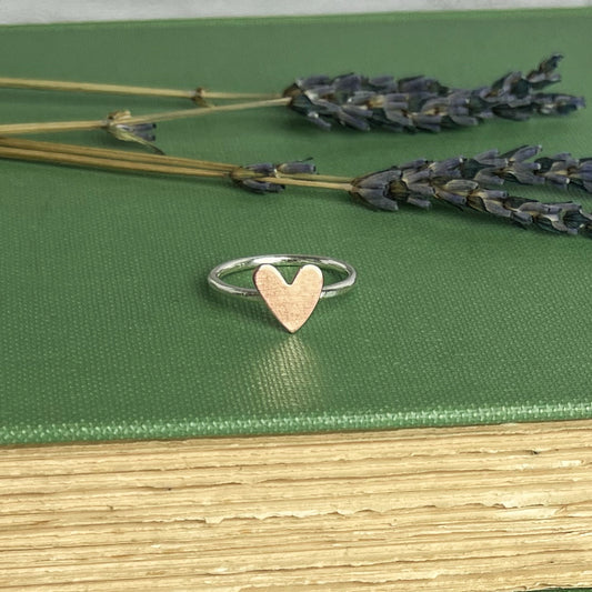 Copper Heart Ring