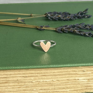 Copper Heart Ring