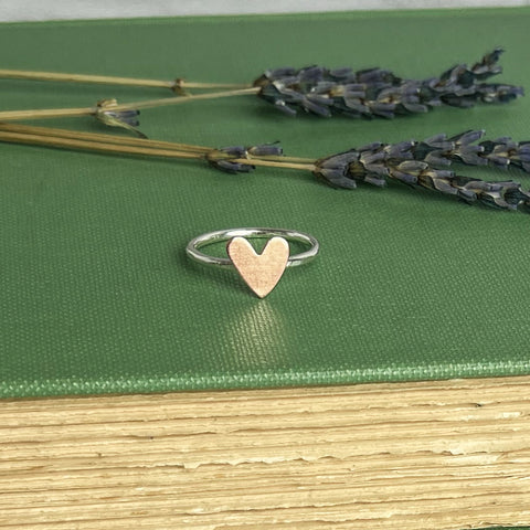 Copper Heart Ring