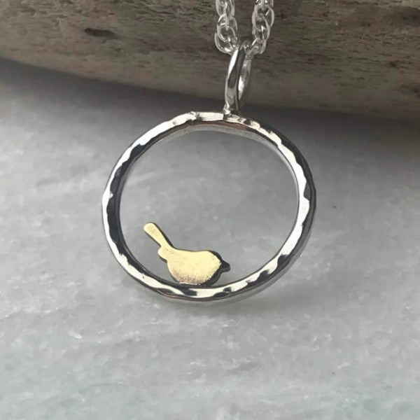 Brass Bird Necklace