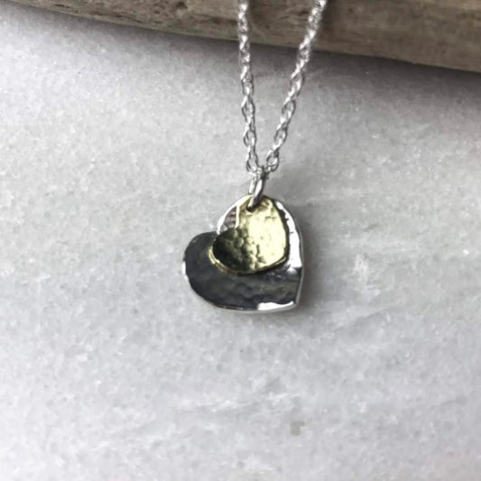 Brass Heart Necklace