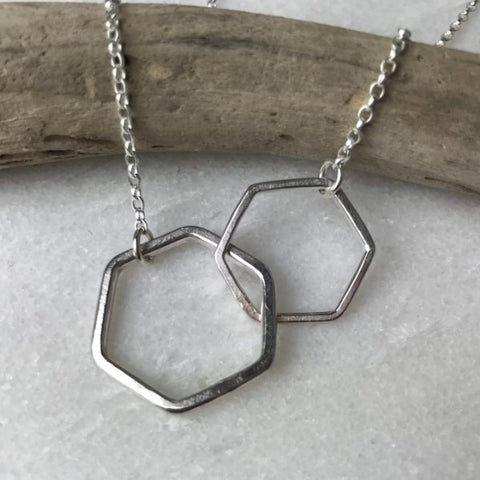 Long Honeycomb Necklace