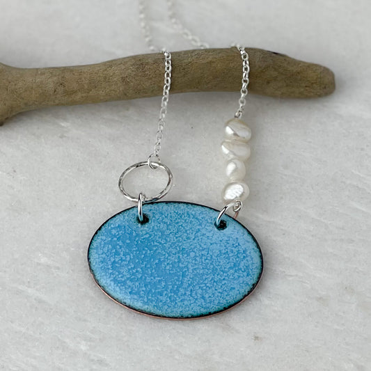 Turquoise Oval Necklace