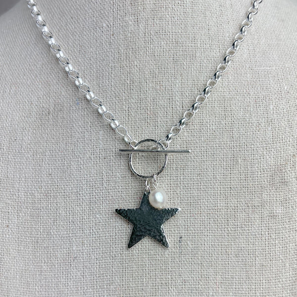 Star & Pearl Necklace