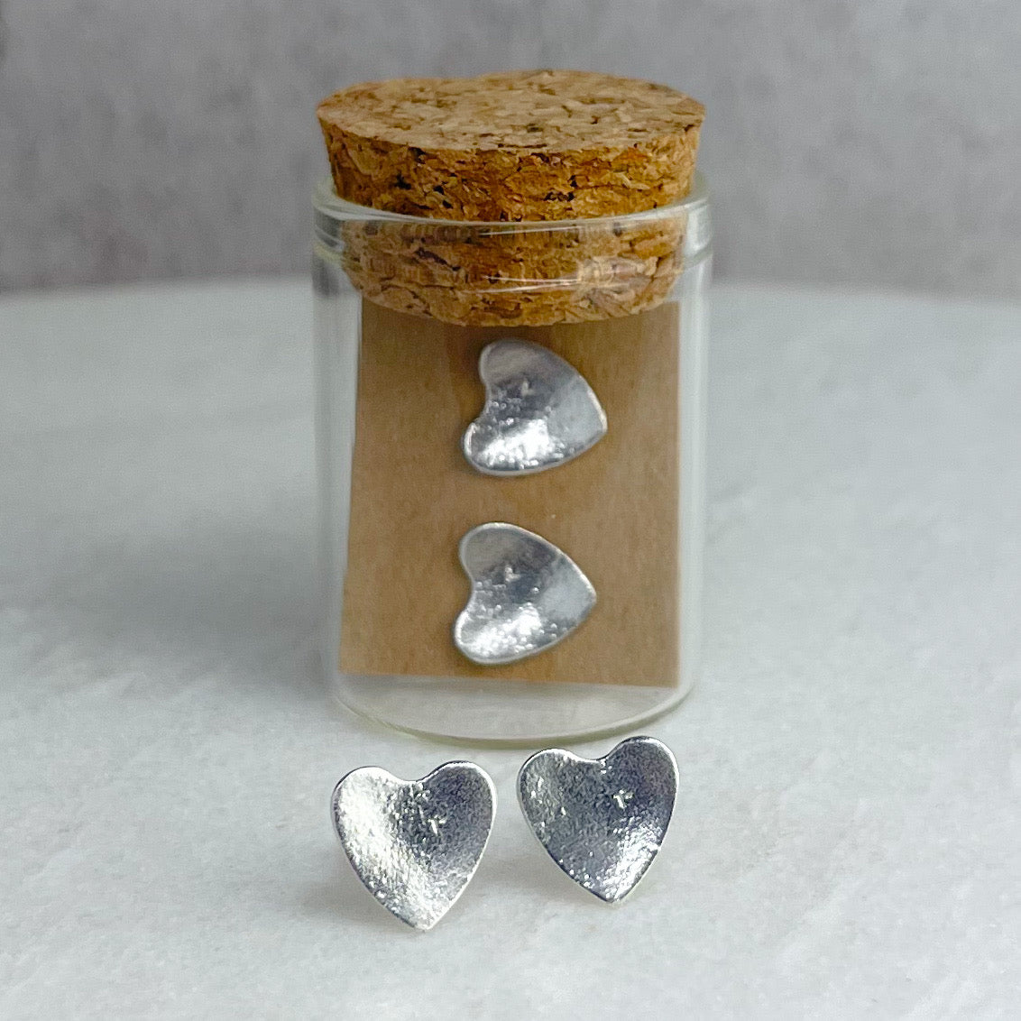 Heart Stud Earrings