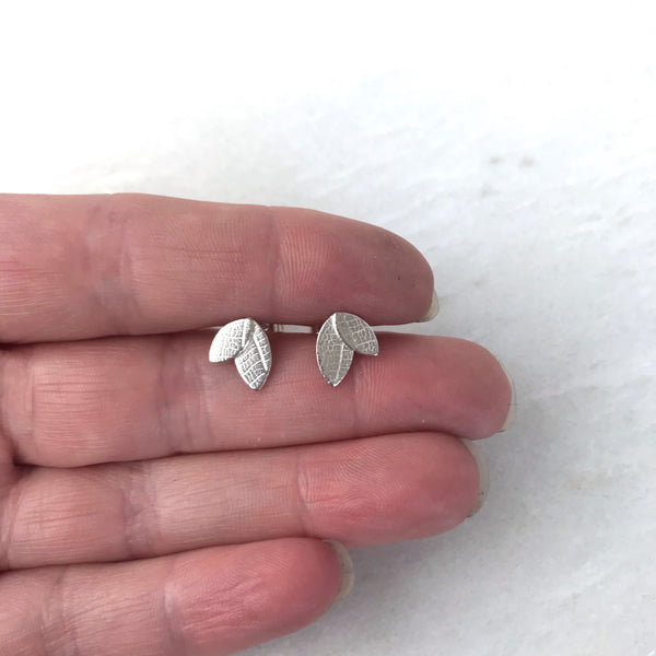 Dainty Leaf Studs