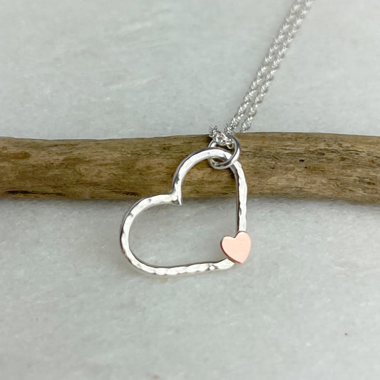 Heart Hoop Necklace